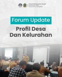Forum Update Profil Desa dan Kelurahan 2025